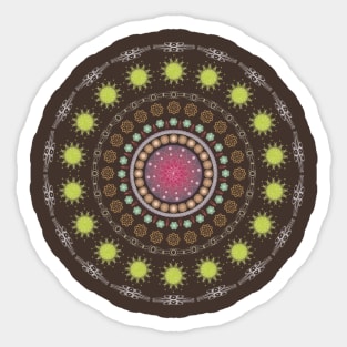 Sun mandala Sticker